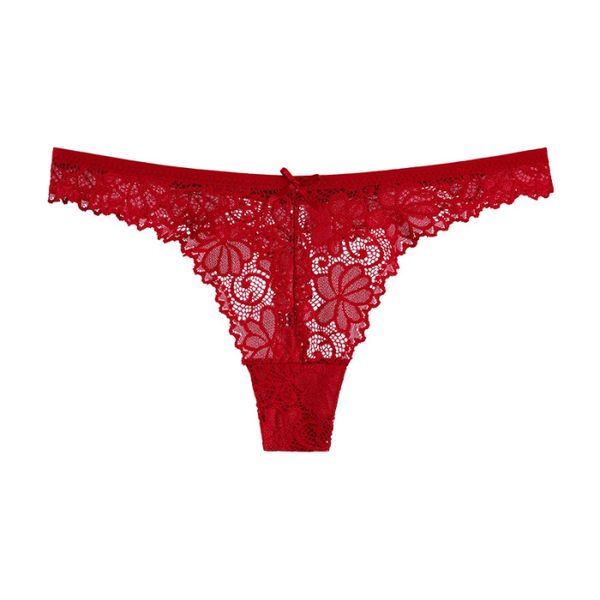 F911 Sexy Lady Lace Thong Seductive Low-waist T-Back Undie | Double A ...