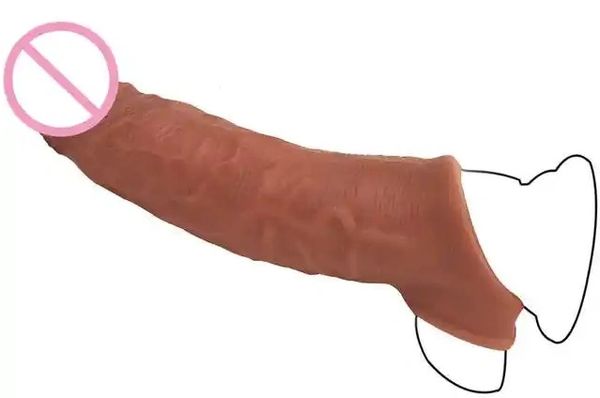 B472 Reusable Silicone Penis Extension Sleeve