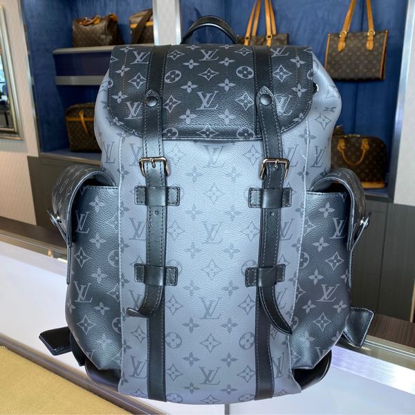 LOUIS VUITTON Reverse Monogram Eclipse Christopher PM Backpack 1199752