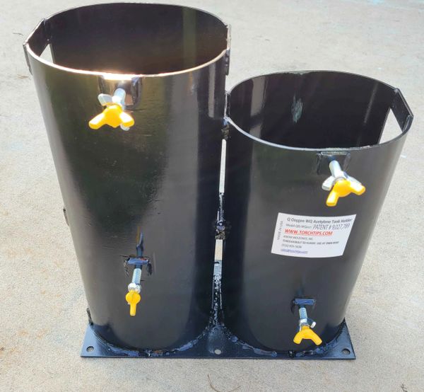 Q Oxygen WQ Acetylene Tank Holder | TORCHTIPS.COM