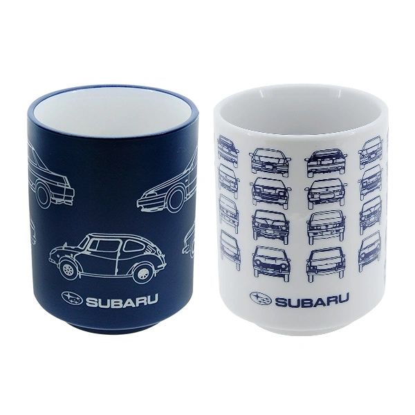 Subaru Japanese ceramic cups