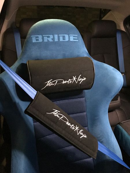 Jdm seat outlet belt pads