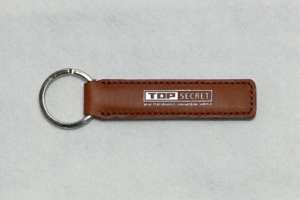 Lanyard Key Holder In Leather Red Toscanella