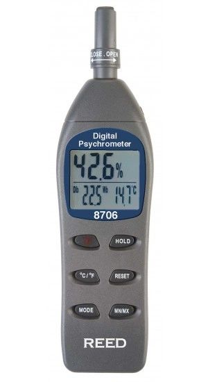 Digital Humidity and Temperature Meter Psychrometer Thermo