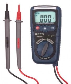 REED R5009 Multimeter with NCV and Flashlight, 3-in-1
