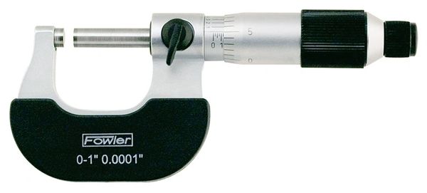 Fowler 0-1" Swiss Style Micrometer
