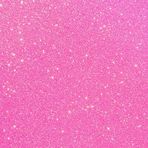 Neon Pink Glitter HTV