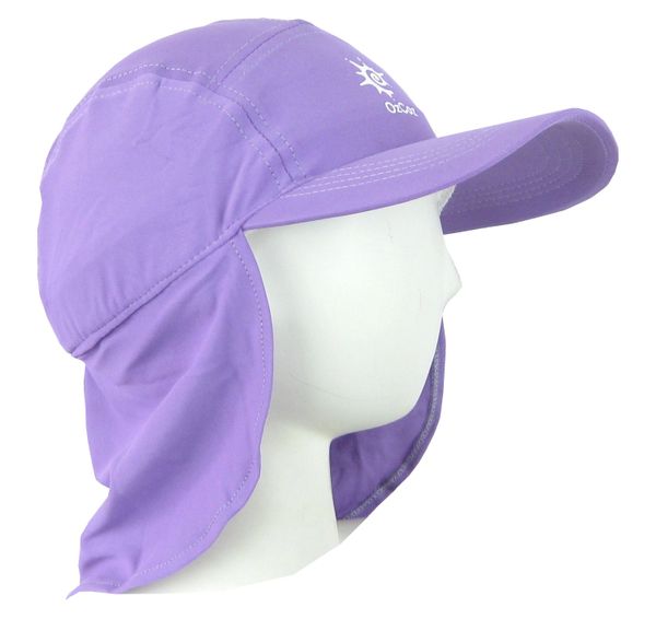Cotton Unisex Baby Sun Cap Kids Hat Flap Legionnaire Caps Adjustable Beach Hat 7 Color 0-5 Year SPF 50 XPX Garment UV Protection 