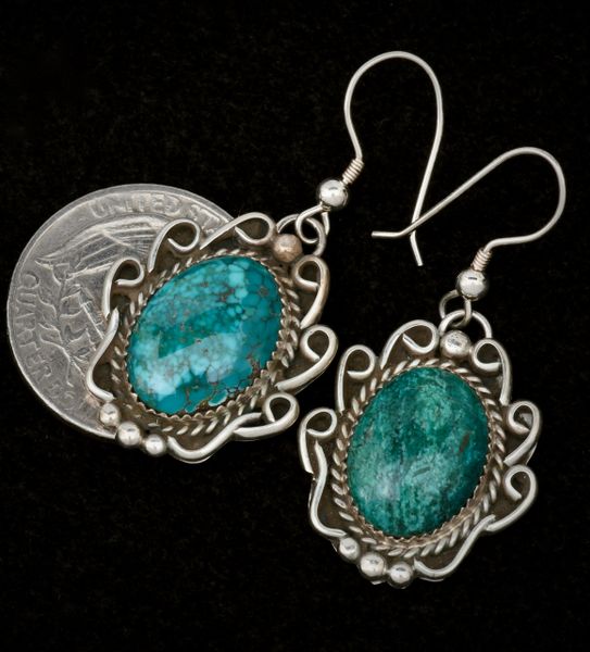 Navajo pawn earrings. #1475