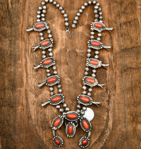 SBW Jewelry Fish Shaped Red Terracotta with Red Thread Necklace Set - Universal / Red