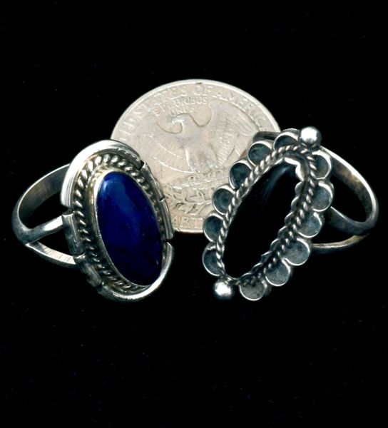 Size 5.5 lapis Navajo ring. #2346