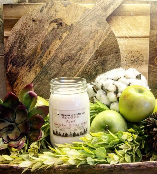 Apple and Maple Bourbon Candle