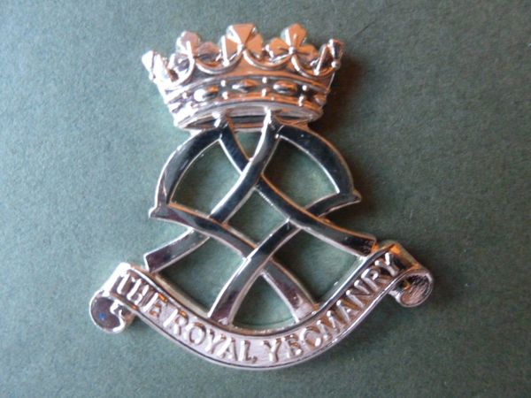 The Royal Yeomanry (in polished white metal) | British Military Badges