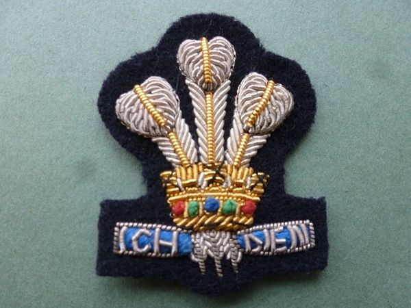 Royal Regiment of Wales (black) | British Military Badges