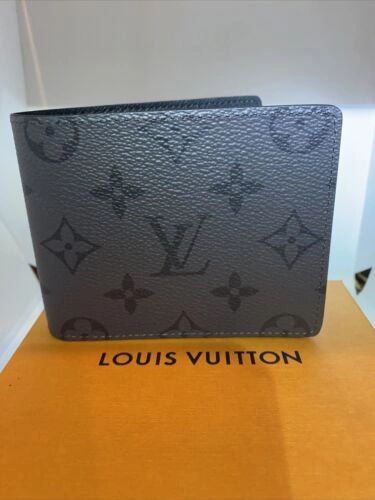 Louis Vuitton Monogram Reverse Lou Compact Wallet M81461 Unused A2098