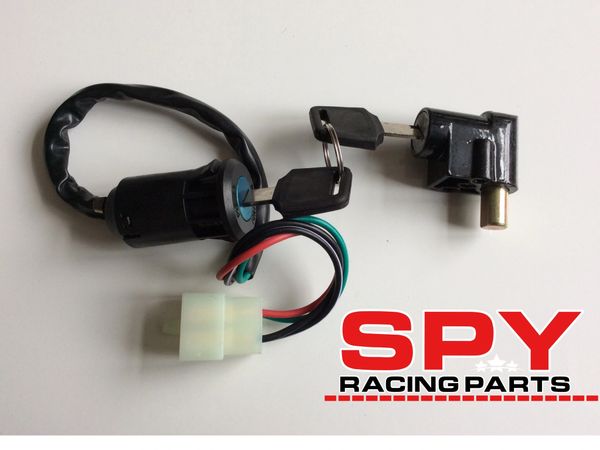 Spy 250F1-350F1-A, Ignition Barrel and Keys Road Legal Quad Bikes Spy Racing