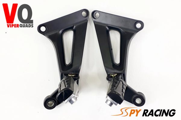 Spy F1-A & F3 Rear Passenger Foot Rest - L&R Black
