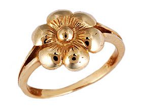 'Flower' Pattern Ring