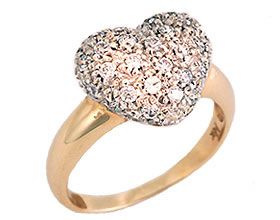 'Puff Heart' Ring