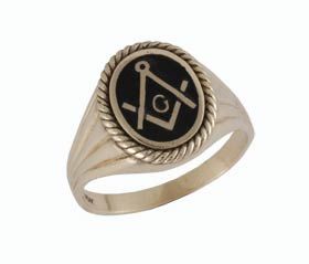 Gold Masonic Ring