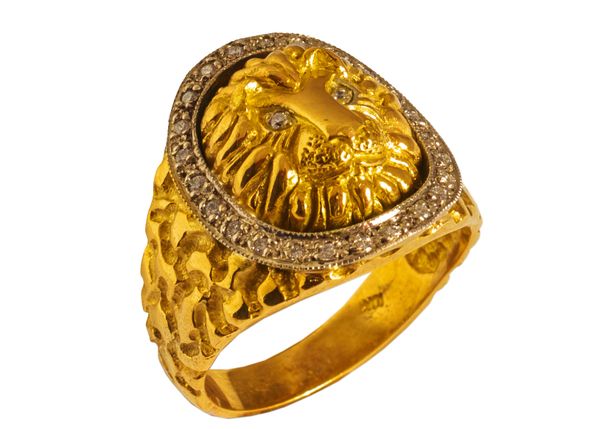 Lion Head Ring