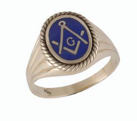 Masonic Ring (Blue)