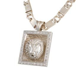 Lion's Head Pendant Chain