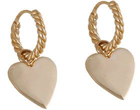 'Heart' Drop Earrings