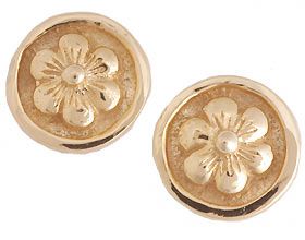 'Round Flower' Earrings