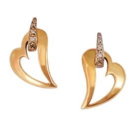 10K C-Z Earring