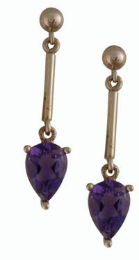Gold Drop 'Pear'earrings