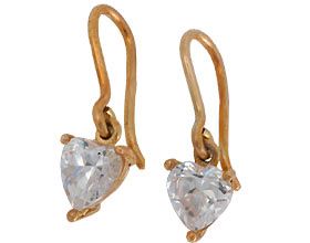 Heart Cubic Zirconias Earrings
