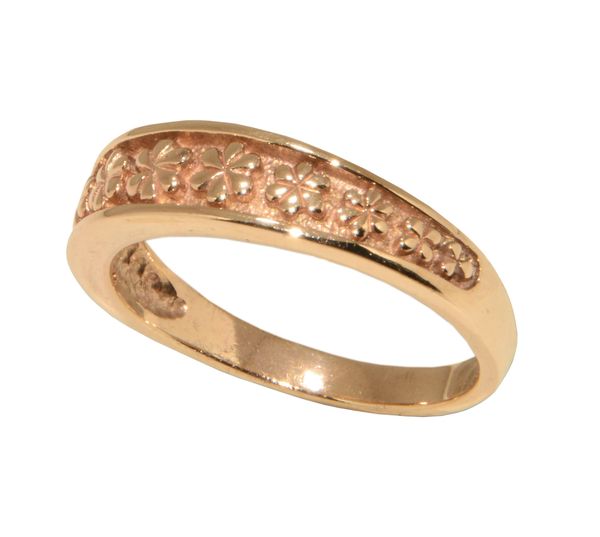 Gold Band 'Flowers'