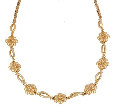 Flower Motifs Necklace