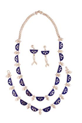 Earring, Necklace and Handband Set