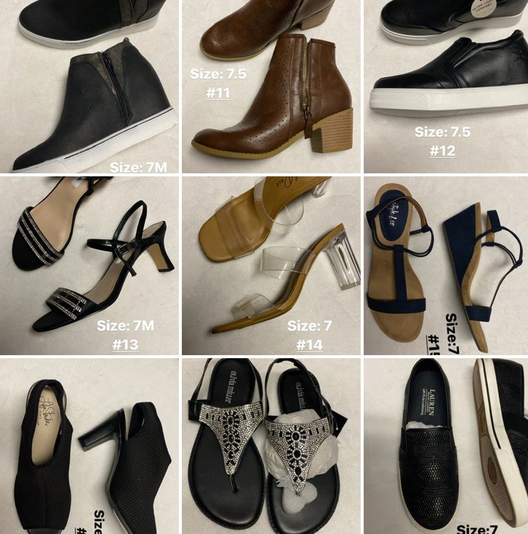 Wholesale Pallet Of 100 Pairs Brand Name Women's Shoes ...