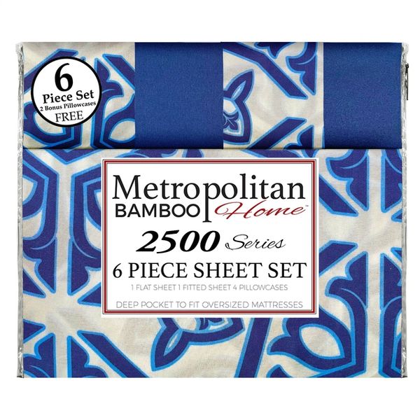 Wholesale Lot Of Metropolitan Home 1800 Series 6 Piece Sheet Set