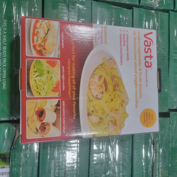 Wholesale Pallet Of Vasta Vegetable and Fruit Sheet Slicers, As Seen on TV