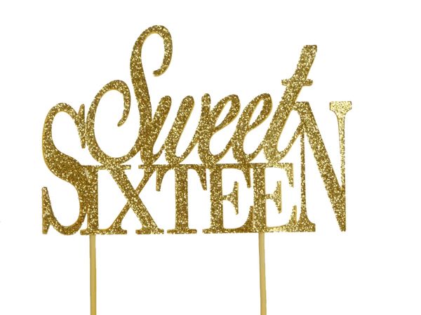 Sweet Sixteen Cake Topper All About Details