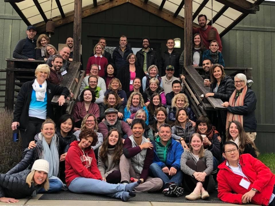 MBSR Practice Teaching Intensive participants group photo in 2018.