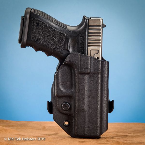 Glock 19 OWB Paddle Holster, G19x G45, G23 Paddle Holster | Kydex