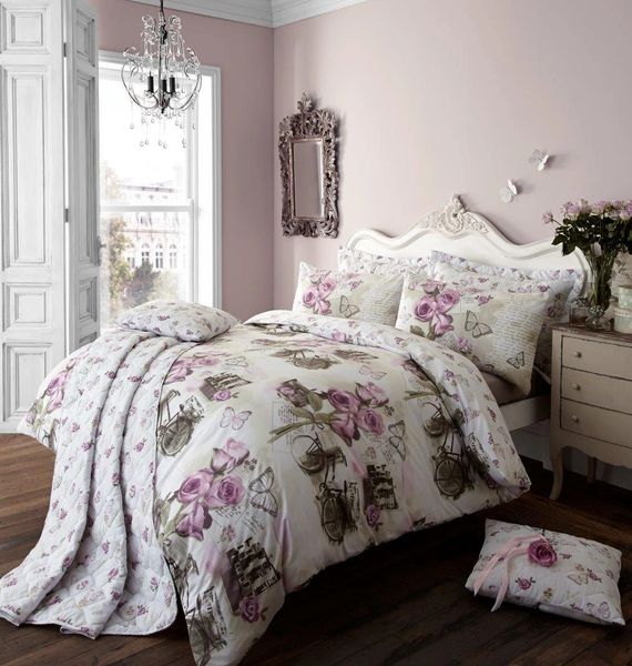 Vintage Dream Purple Quilt Cover Discount Home Textiles Uk