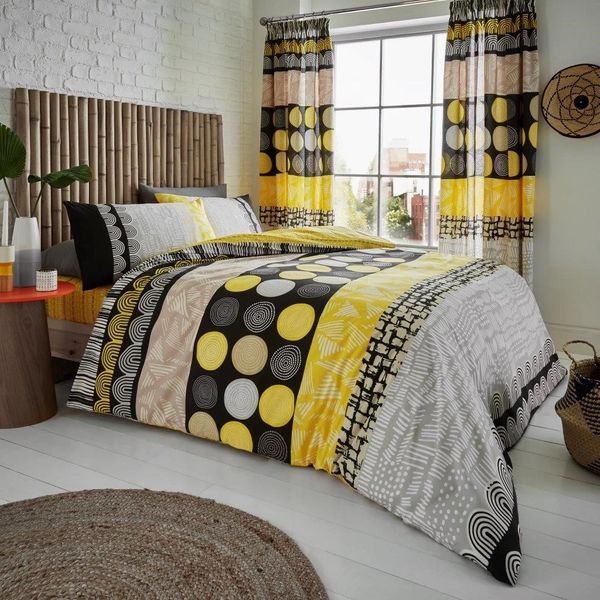 Mustard Aztec Duvet Cover Set Aztec Quilt Cover Discount Home