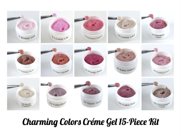 Charming Colors Créme Gel 15-piece Kit