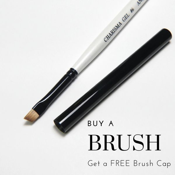 BLACK FRIDAY DEAL: BUY a Charisma Angular Gel Brush #6 GET a Brush Cap FREE with purchase