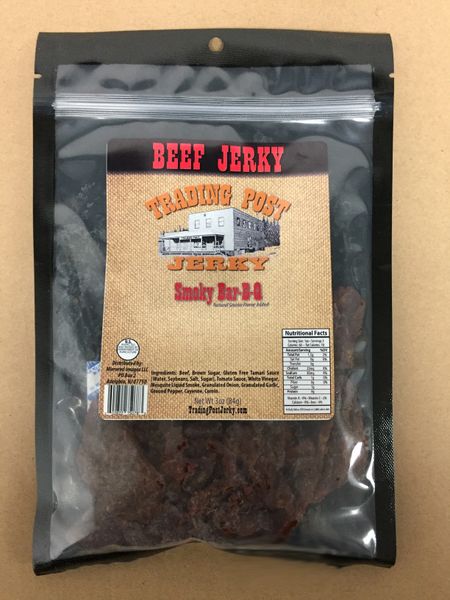 Smoky Barbecue Brisket Beef Jerky Gluten Free