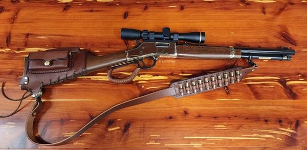 Henry Lever Action Rifle Accessories, Leather Lever Wrap Cover