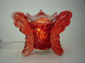 Red Butterfly 35watt Aroma Oil Lamp