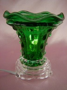 Dainty Emerald Green Fragrance Oil Warmer 35watt
