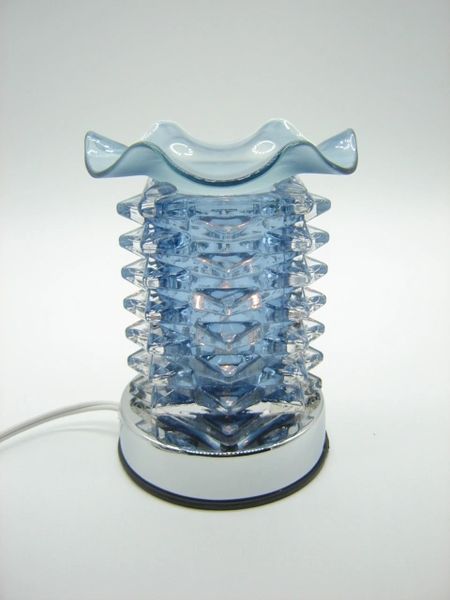 Chic Lighted Grey-Blue Tower Oil 35watt Warmer